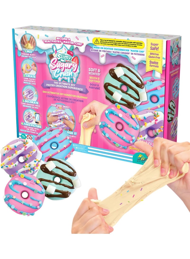 Slimy Sugary Crush™ Bakery Series 1 DIY ASMR Donuts Creation Set, Safe Non-Toxic, BPA & Gluten Free - Image 1