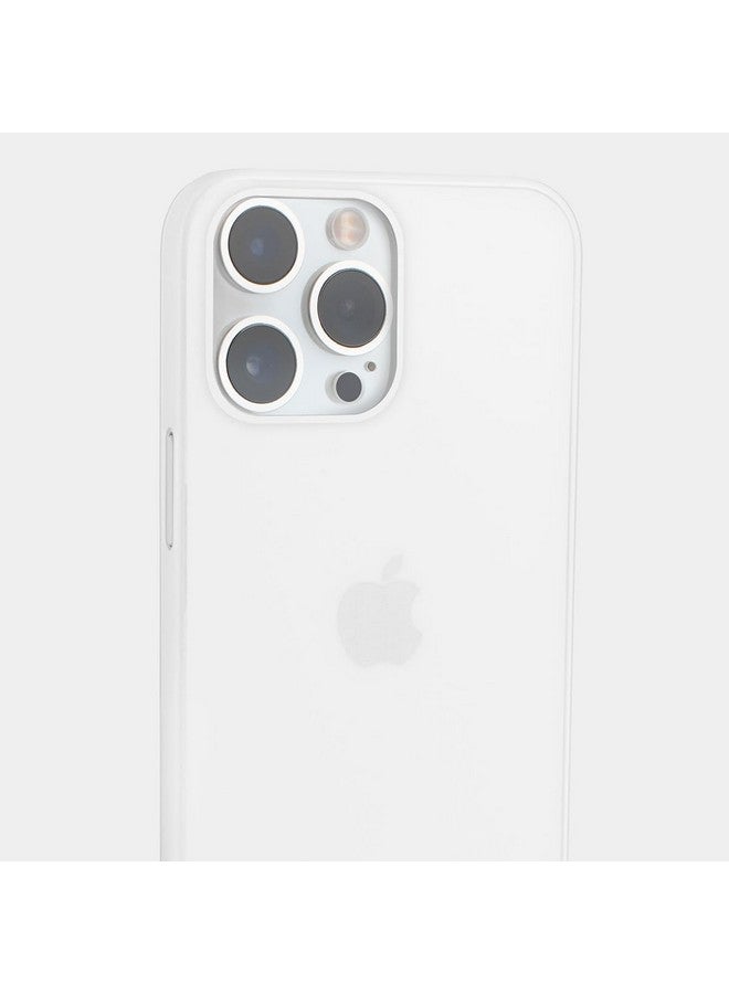 totallee Thin iPhone 15 Pro Case, Thinnest Cover Ultra Slim Minimal - for Apple iPhone 15 Pro (2023) (Frosted Clear) - Image 2