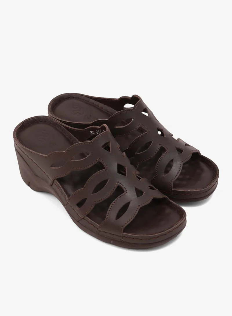Comfort Plus COMFORT PLUS LADIES SANDALS  - GG116 BROWN