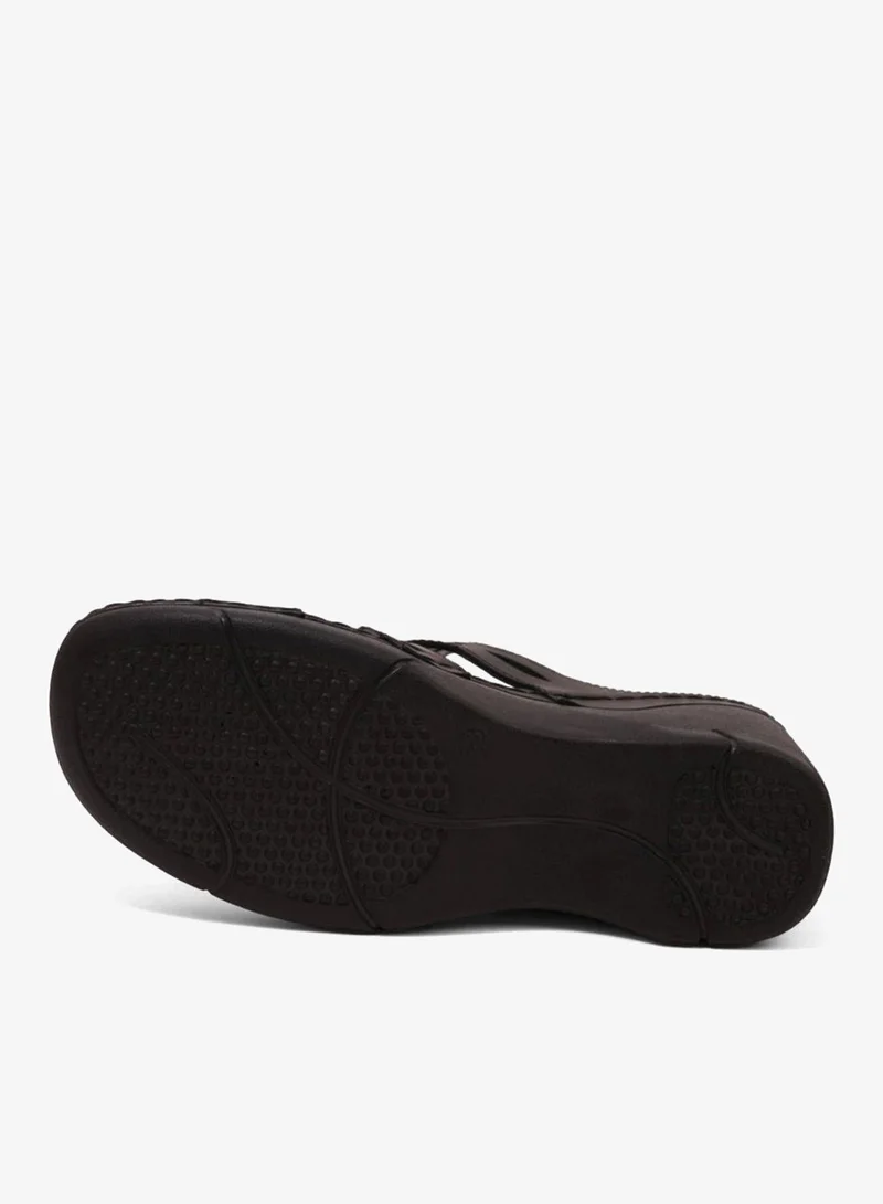Comfort Plus  COMFORT PLUS LADIES SANDALS  - GG116 BROWN for Women | Best Price UAE