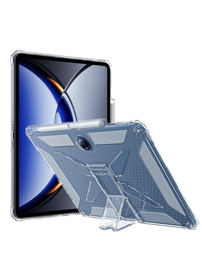 عام غطاء شفاف متوافق مع OnePlus Pad Lite/Oppo Pad SE (11 بوصة): حامل مدمج وفتحة قلم، غطاء واقٍ مقاوم للاصفرار لعام 2025. - Image 2