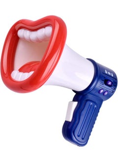 silvercnc Kids Voice Changer Toy Trumpet Recording Microphone for Children Funny Gifts - White  - Image 1