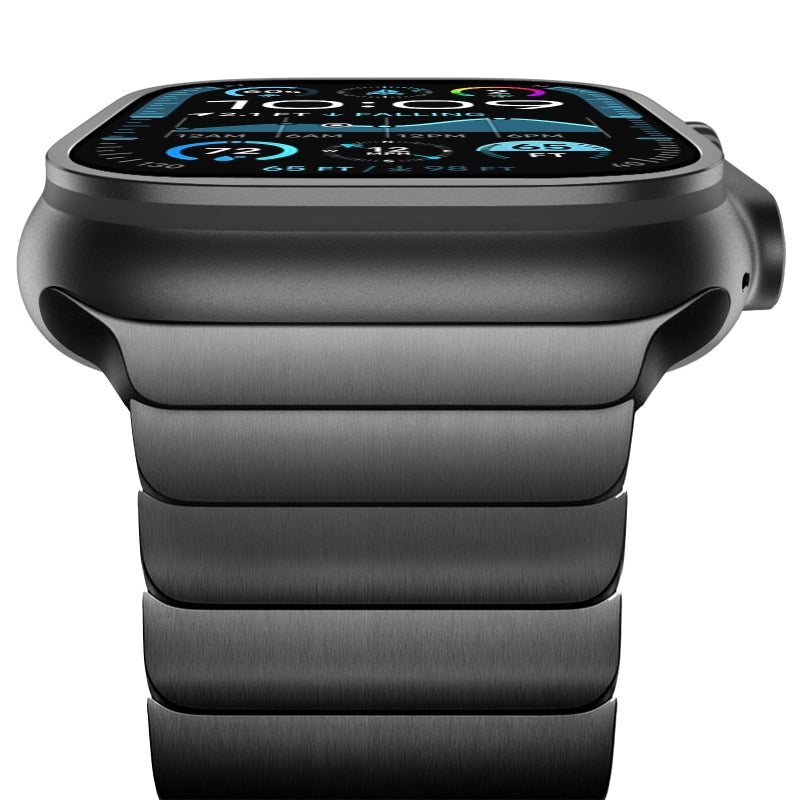 Stainless Steel Band Compatible with Apple Watch Ultra 2 (49/45/44/42/41/40/38mm) – Premium Metal Strap for Men & Women - Image 1