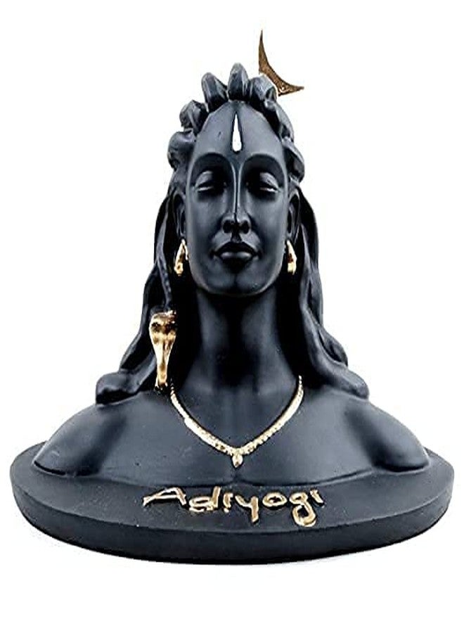 ALEVAN Art Adiyogi Shiva Statue for Car Dashboard, Pooja & Gift, Mahadev Murti Idol, Shankara for Home & Office Decor (Small) - Image 2