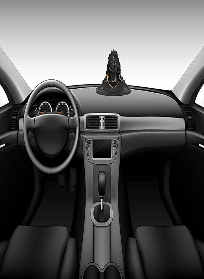 ALEVAN Art Adiyogi Shiva Statue for Car Dashboard, Pooja & Gift, Mahadev Murti Idol, Shankara for Home & Office Decor (Small) - Image 5