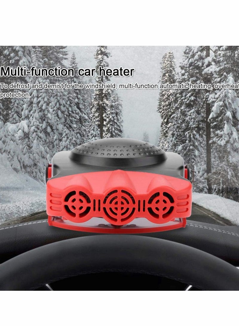 SYOSI Car Defroster Portable, Windshield Window Ceramic Heater with Cooler Fan, 12V 150W Heater, Glass Defrost Snow Electric - Image 3