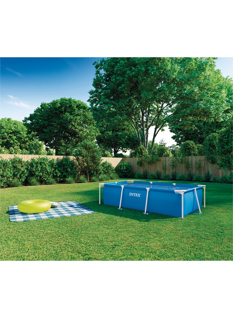 INTEX Superior Strength And Longer Durability Sturdy Rectangular Unisex Frame Swimming Pool Blue Model 28271 Summer Fun Water Play - Image 4