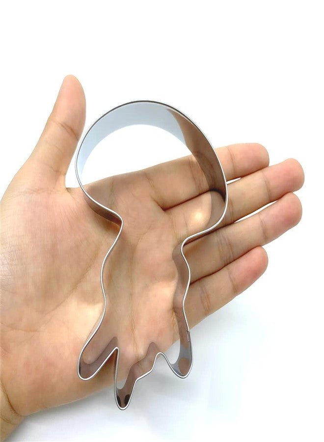 LILIAO Jellyfish Cookie Cutter, 2.7" Wide x 4" Tall x 1" Deep, Stainless Steel - Image 3