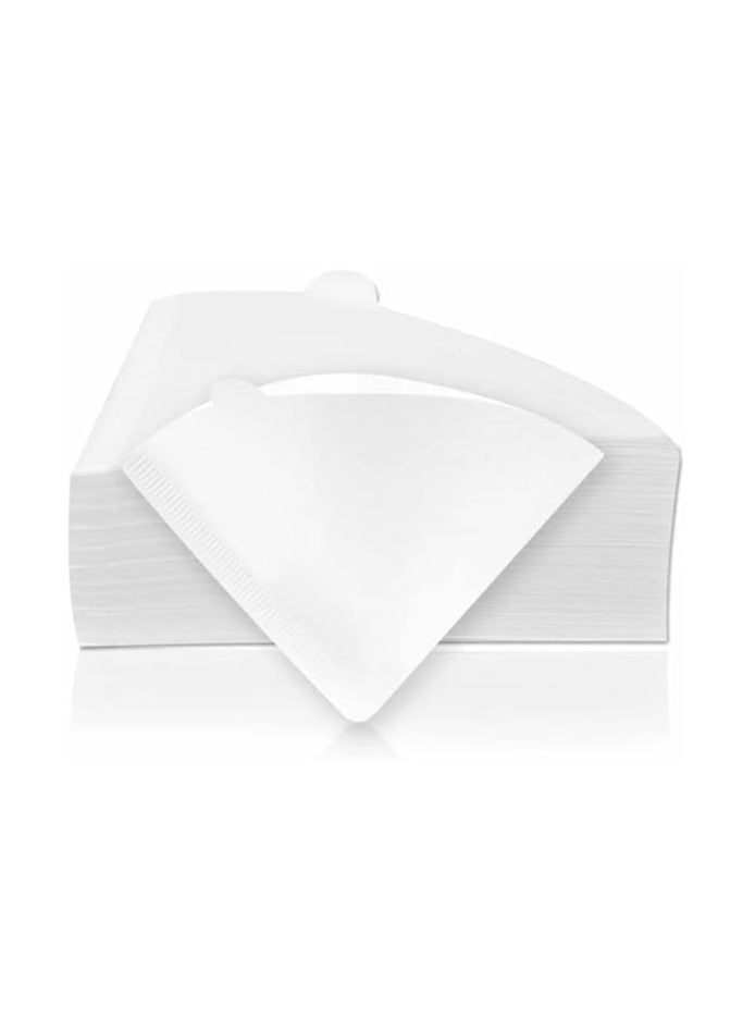 Qahwa V-Type Coffee Filter Paper V02 – 100PCS Cone-Shaped, Natural Log Pulp, Compatible with V60 & American Coffee Makers - Image 5