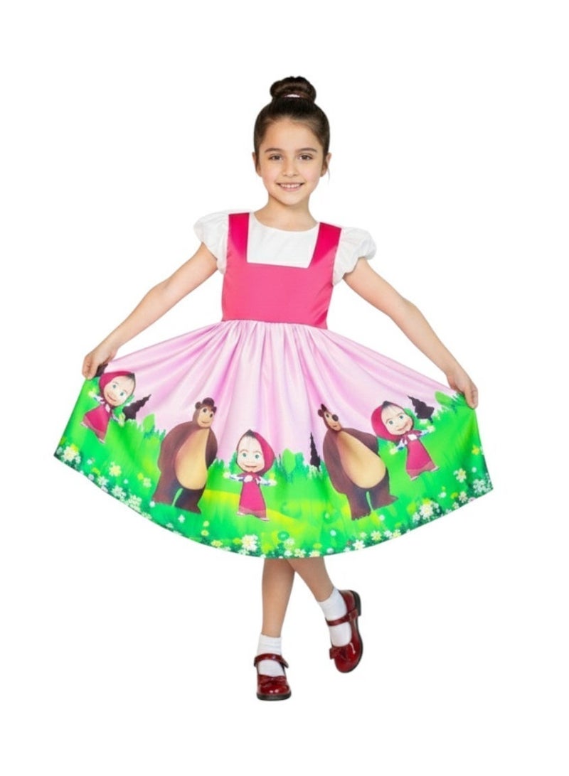 D'Daniela Masha and the Bear Dark Pink - Image 1