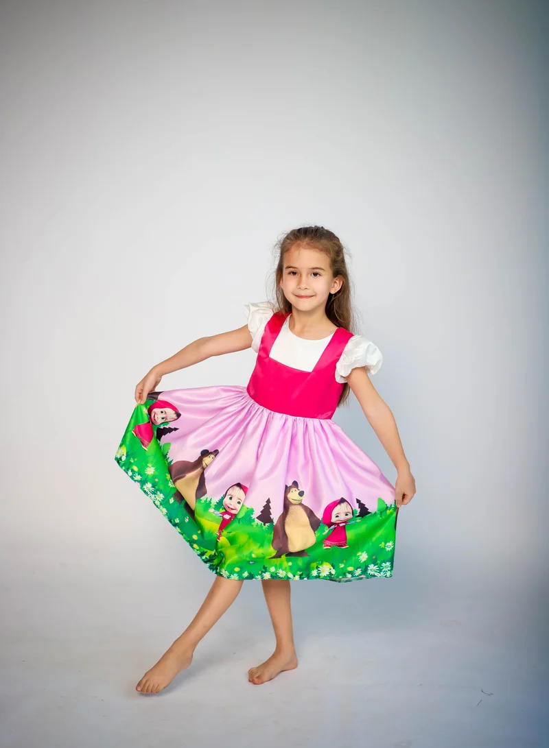 D'Daniela Masha and the Bear Dark Pink