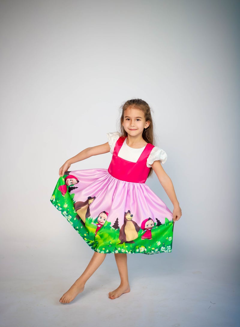 D'Daniela Masha and the Bear Dark Pink - Image 1