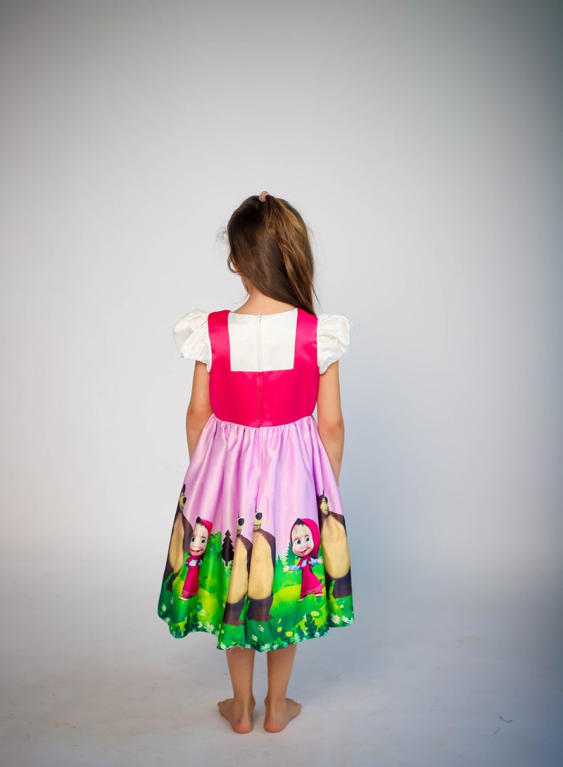 D'Daniela Masha and the Bear Dark Pink - Image 2