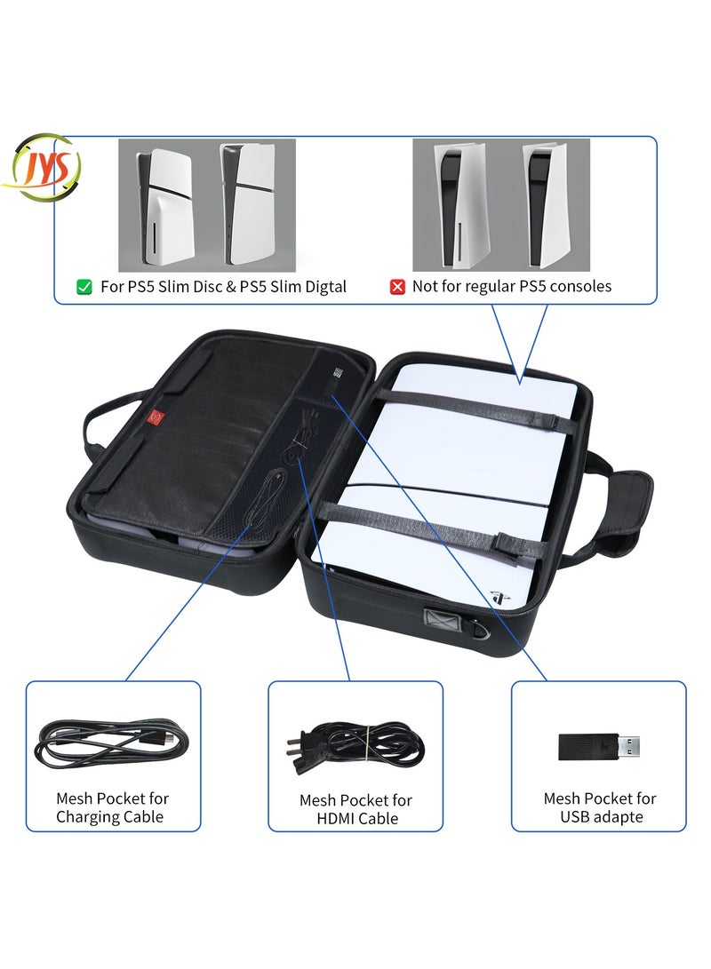 JYS Multifunctional Large Capacity Storage Travel Portable Handbag Crossbody Bag For Playstation(PS5) Slim And Portal  - Image 3