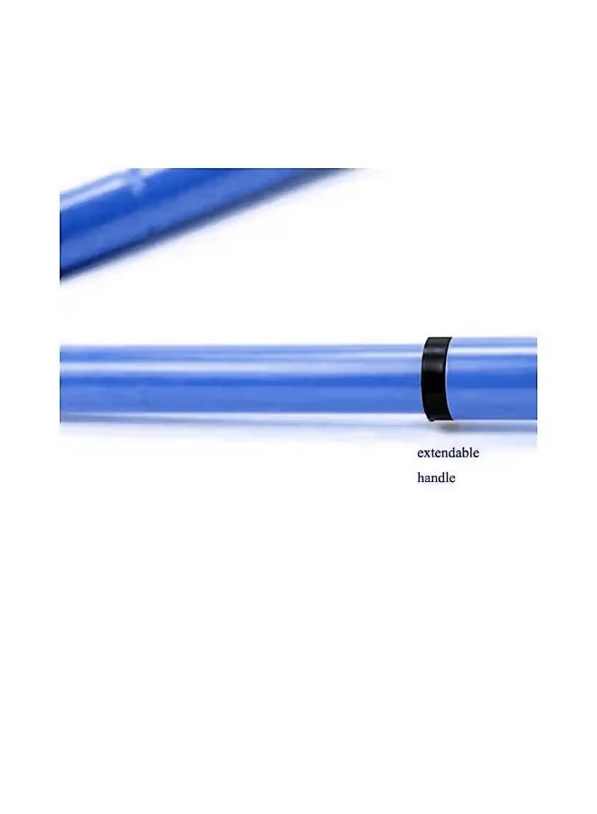 مقص تقليم الحدائق المنزلي – شفرات مستقيمة من فولاذ SK5 مع مقابض قابلة للتمديد (لون ازرق) - Image 4