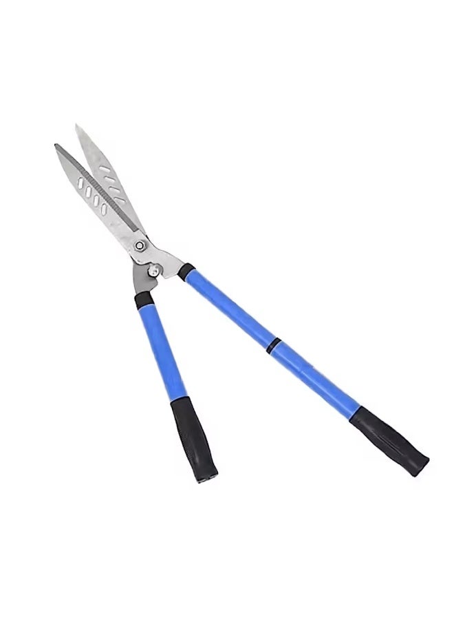 مقص تقليم الحدائق المنزلي – شفرات مستقيمة من فولاذ SK5 مع مقابض قابلة للتمديد (لون ازرق) - Image 1
