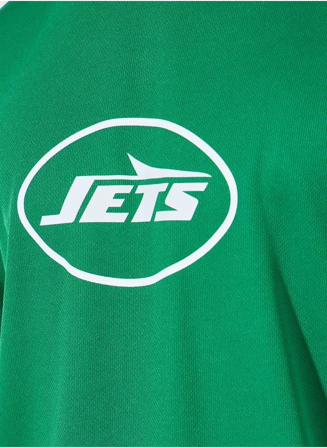 Styli NFL NY Jets Mesh Oversized Jersey T-Shirt  - Image 4