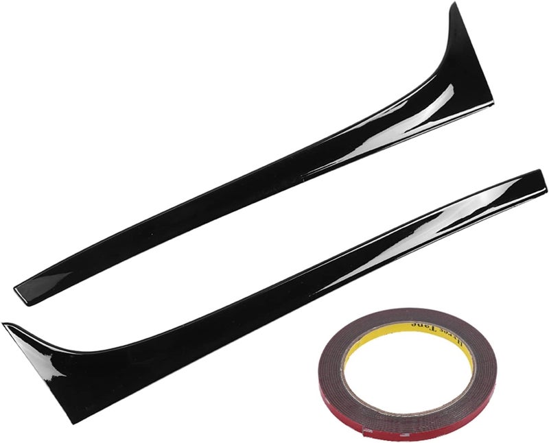Haofy Rear Trunk Spoiler Car Wing Sticker ABS Black for 7 MK7 2014 to 2017 with Double Sided Tape Easy Install Upgrade Racing Style - Image 1