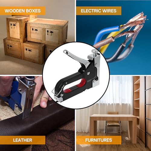 Inditrust Heavy Duty Stapler Staple Gun Nailer Tacker (Silver Stapler with 3000 pins size-8mm,10mm & 12mm) - Image 5