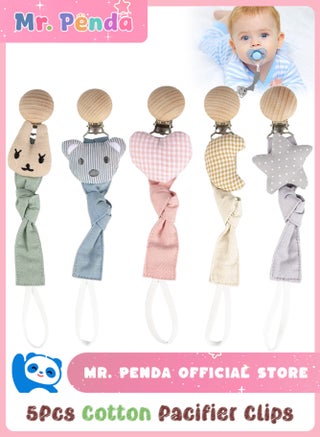 5 Pack Pacifier Clip Baby, Teething Relief Teether Toy, Soothie Pacifier Holder Chewbeads Infant Toddler Shower Gift Set Baby Boys Girls - pzsku/Z9F57B191F10EF9353DBBZ/45/_/1737795385/3ac1580e-985e-44db-916f-feaa02fb68d9