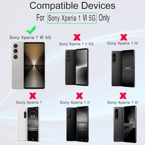 Ibywind 2 Pack Screen Protector For Sony Xperia 1 VI 5G 659H Hardness Tempered GlassWith 1Pc Camera Lens Protector1Pc Back Carbon Fiber Film - Image 3