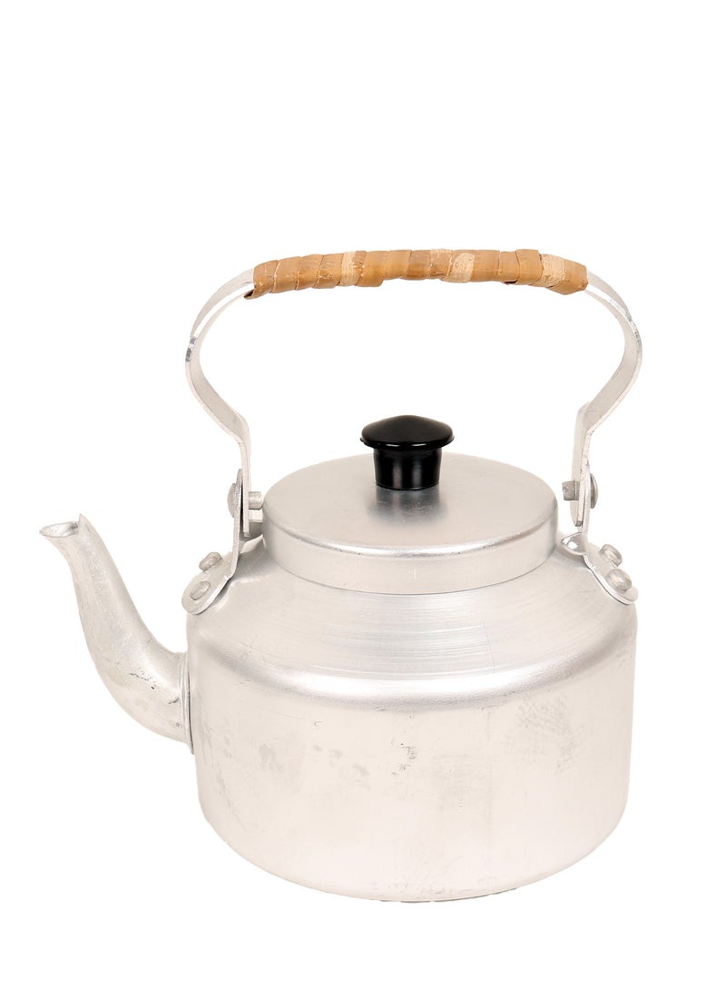 BASURRAH "Teapot for tea and coffee, made of silver aluminum. This teapot provides you with a perfect brewing experience for hot beverages with an elegant and modern touch - Image 2