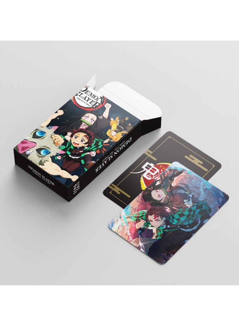 92 Pcs Demon Slayer Lomo Cards And Stickers Set - Image 3