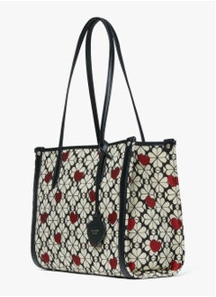 Kate Spade Flower Jacquard Hearts Market Medium Tote  - Image 2