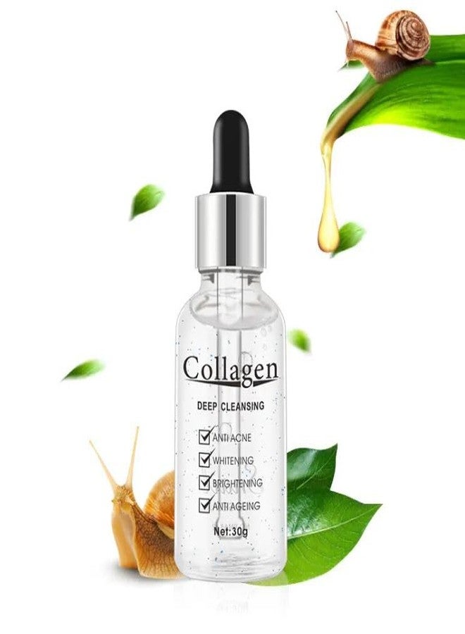 Annma Products منتجات آنما® سيروم الكولاجين بخلاصة الحلزون للوجه، مضاد للشيخوخة وحب الشباب | سيروم الحلزون لإصلاح البشرة وتفتيحها ومنحها إشراقة | مرطب، مضاد للتجاعيد، يعالج البقع الداكنة والندبات، 30 غرام - Image 4