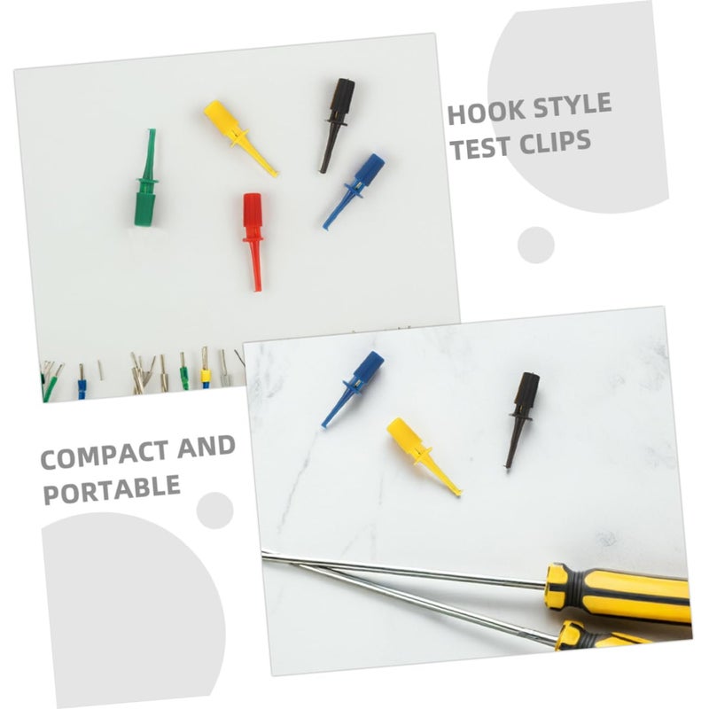 25pcs High Strength Multimeter Test Hook Clips Electronic Testing Accessories for Circuit Protection - Image 4