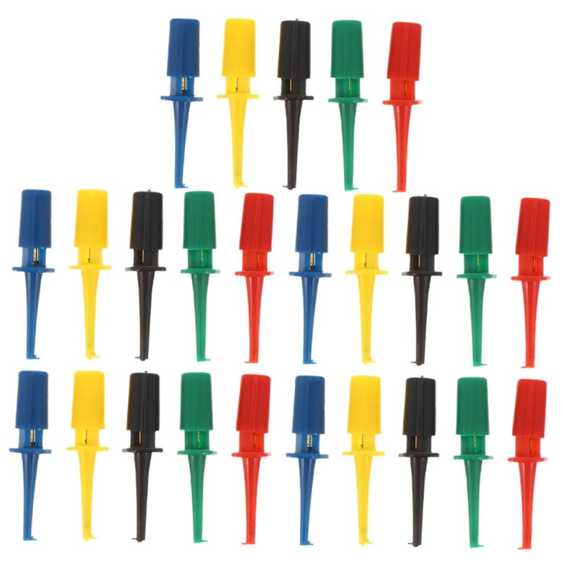 25pcs High Strength Multimeter Test Hook Clips Electronic Testing Accessories for Circuit Protection - Image 1