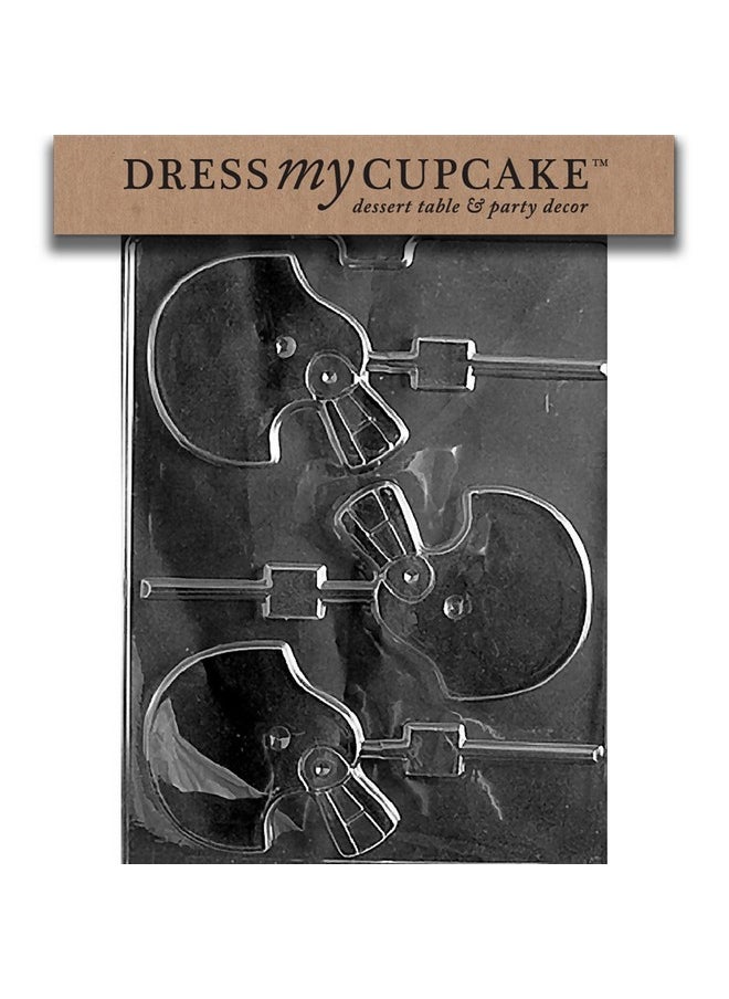 Dress My Cupcake Dress My Cupcake Chocolate Candy Mold, Football Helmet Lollipop 