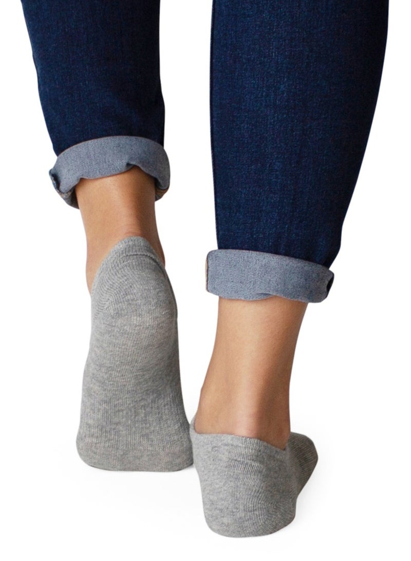بريكلي بير عبوة من 3 جوارب أساسية للكاحل، بكعب متين، مقاس واحد يناسب الجميع - Image 4