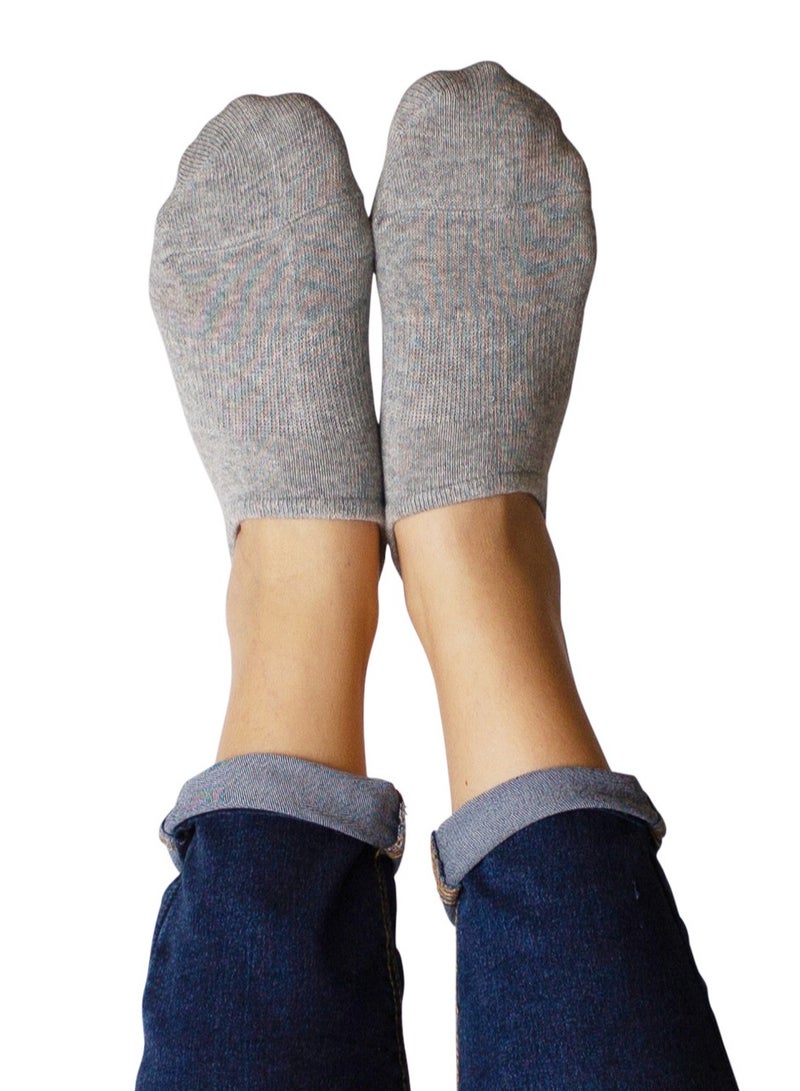 بريكلي بير عبوة من 3 جوارب أساسية للكاحل، بكعب متين، مقاس واحد يناسب الجميع - Image 5