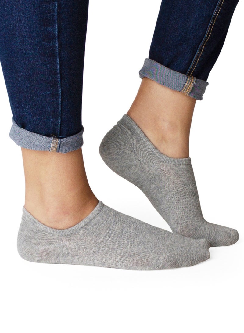 بريكلي بير عبوة من 3 جوارب أساسية للكاحل، بكعب متين، مقاس واحد يناسب الجميع - Image 3