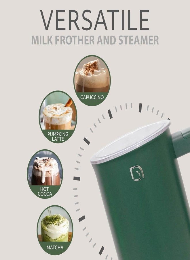 ويلو جهاز رغوة الحليب من سلسلة WILLOW Eco، 4 في 1، جهاز تبخير الحليب، تشغيل بزر واحد، صانع رغوة ساخنة وباردة، 240 مل/8.12 أونصة، سخان حليب للقهوة واللاتيه، مصنوع من 99% من البلاستيك المعاد تدويره، غير سام - صديق للبيئة - Image 5