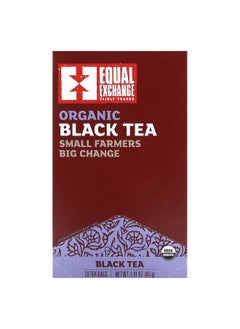 Equal Exchange Equal Exchange, Organic Black Tea, 20 Tea Bags, 1.41 oz (40 g)  - Image 1