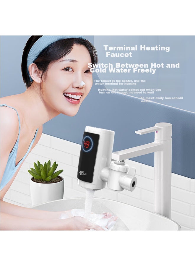 Chigo Electric Hot Water Faucet, No Installation Required, Fast Heating, Kitchen Cold And Hot Water, Instant Electric Water Heater, Direct Connection, Zg-zs820 Upgraded Version-h1x - Image 5