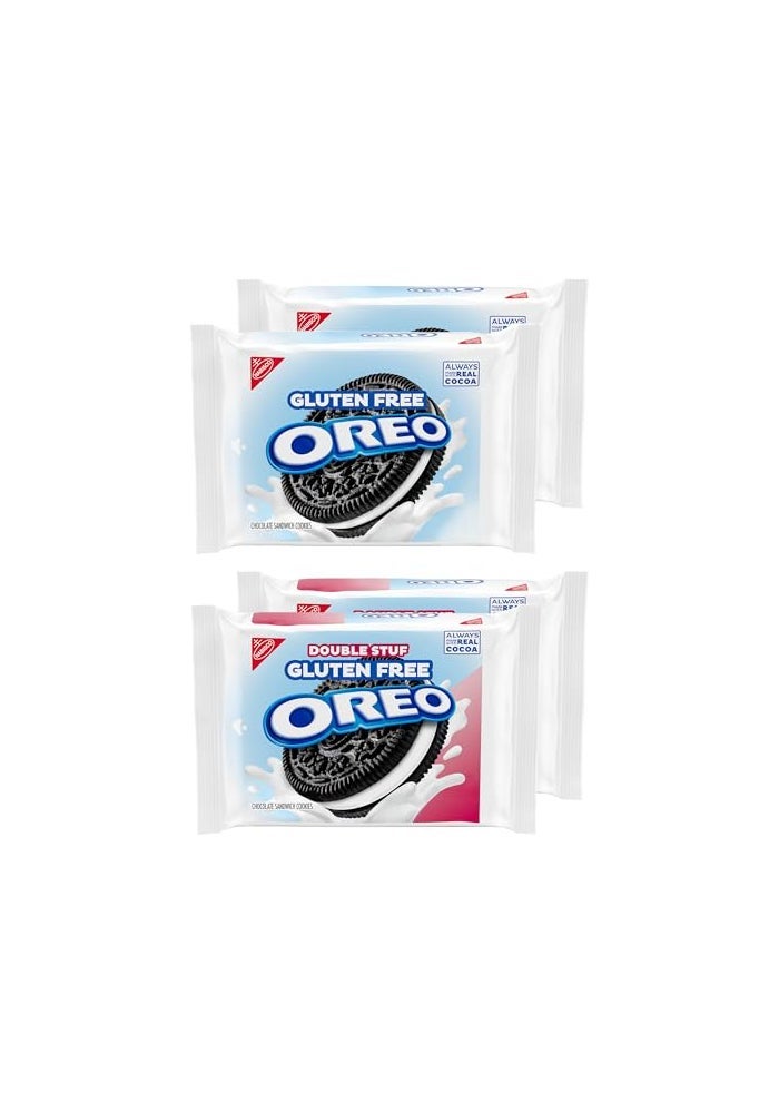OREO Original  OREO Double Stuf Gluten Free Cookies Variety Pack 4 Packs