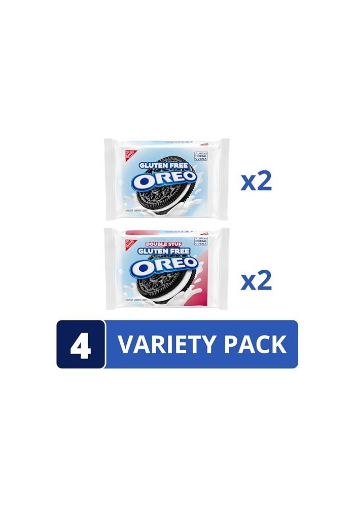 OREO Original  OREO Double Stuf Gluten Free Cookies Variety Pack 4 Packs - Image 5