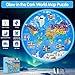 DIGOBAY Glow in The Dark World Map Puzzles for Kids 46 70 Pieces Large Globe Floor Puzzles for Kids Ages 68 Continents Geography Puzzle Educational Learning Toys for Children - Image 4
