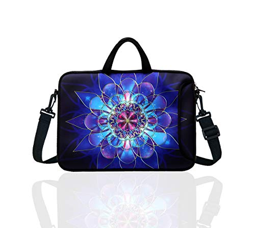 TAIDY 10-Inch Laptop Shoulder Bag Sleeve Case with padded handle for 9.6” 9.7" 10" 10.1" 10.5" Ipad/Netbook/Tablet/Reader (Blue) - Image 2