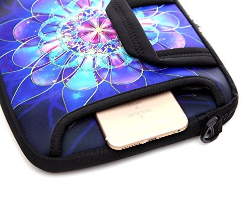 TAIDY 10-Inch Laptop Shoulder Bag Sleeve Case with padded handle for 9.6” 9.7" 10" 10.1" 10.5" Ipad/Netbook/Tablet/Reader (Blue) - Image 4