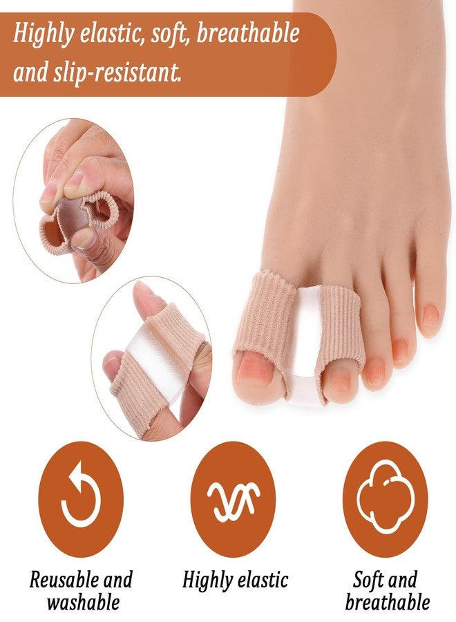 HaiFafafaing 6pcs Toe Separators for Women 2 Sizes Toe Spacers Bunion Corrector with 2 Loops Bunion Corrector for Women Big Toes Overlapping Toes Relieve Foot Pain - Image 3