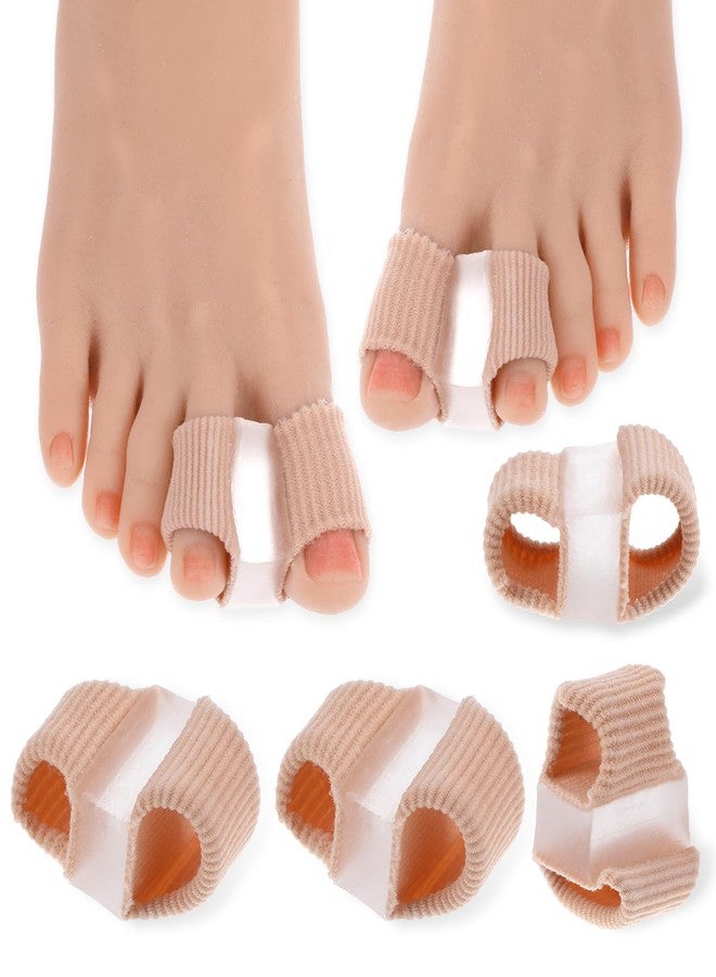 HaiFafafaing 6pcs Toe Separators for Women 2 Sizes Toe Spacers Bunion Corrector with 2 Loops Bunion Corrector for Women Big Toes Overlapping Toes Relieve Foot Pain - Image 1