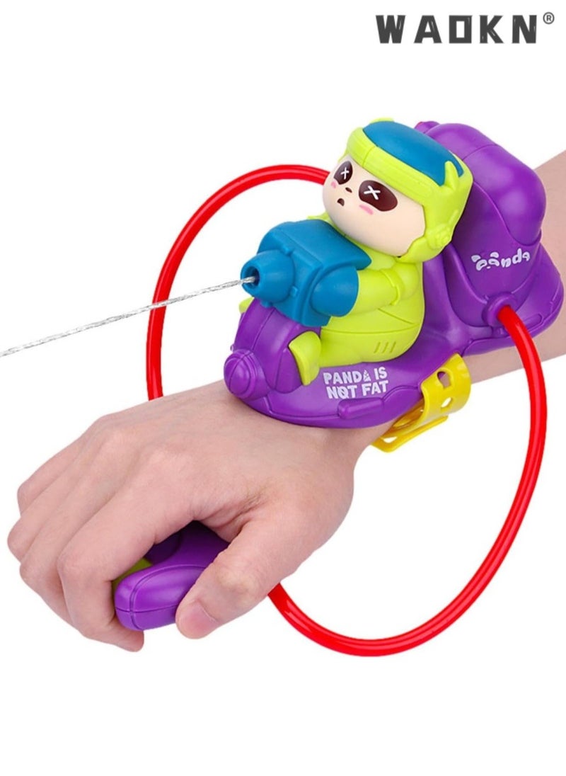 WAOKN Outdoor Fun And Sports Hand Wrist Spray Shooter Water Gun Toy Gun Wrist Water Gun for Kids Toy Mini Water Pump,Water Guns for Kid, Squirt Water Blaster Guns Toy, Kids Water Game Fighting Pool Toys,Summer Party Swimming Pool Beach Outdoor Water Fighting Toys for Kids  - Image 2