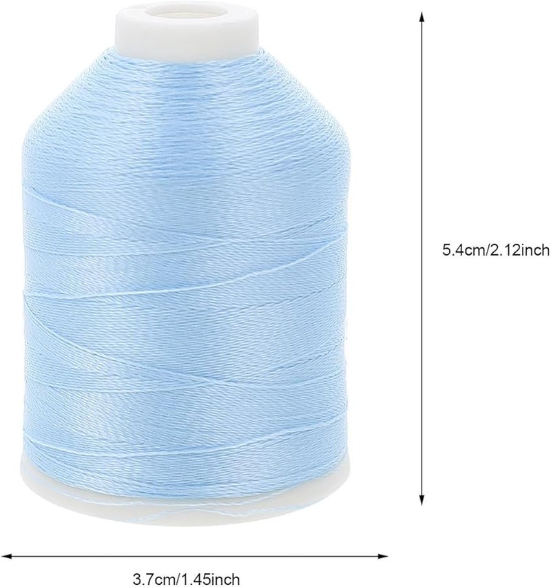 خيط تطريز متوهج في الظلام أزرق بوليستر خيط خياطة للحرف اليدوية DIY لحياكة اللحف والحياكة اليدوية - Image 3