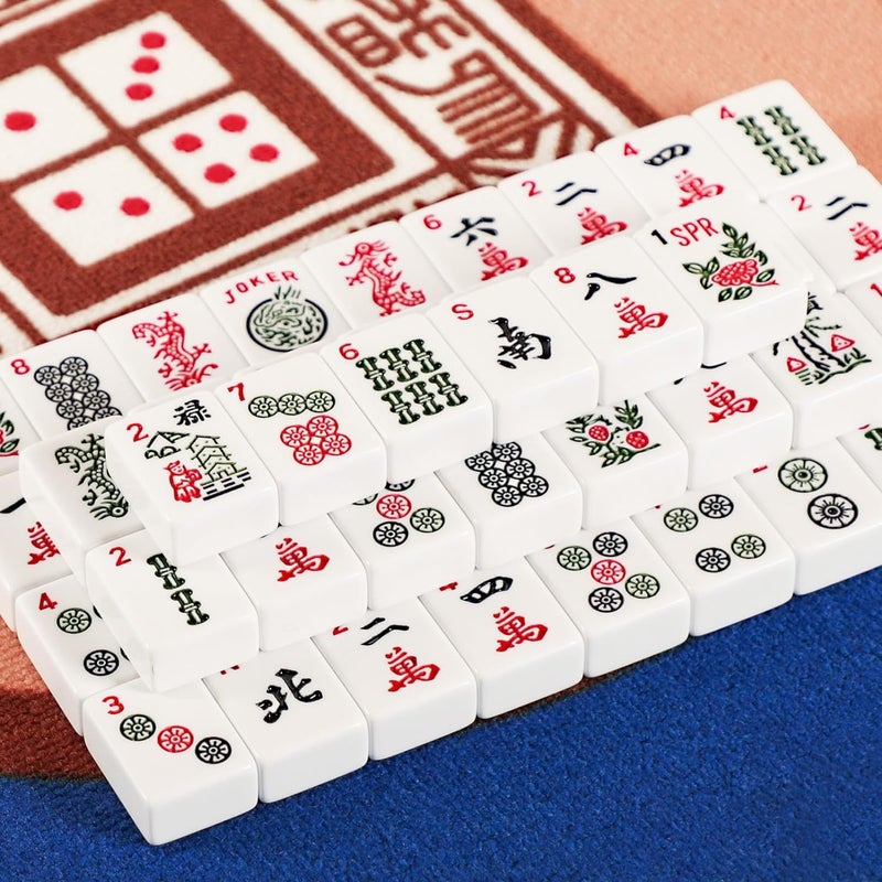 GUSTARIA 1.2â€ American Mahjong Tiles, 166 American Mahjong Tiles with White Color (Tiles Only, No Dice and Other Accessories) - Image 4