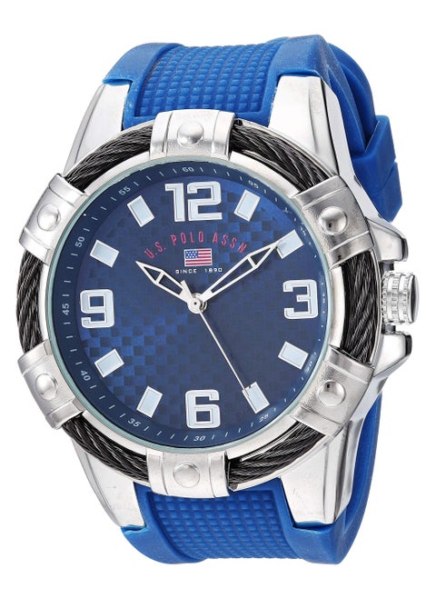 Men Analog-Digital Quartz Watch with Rubber Strap US9681