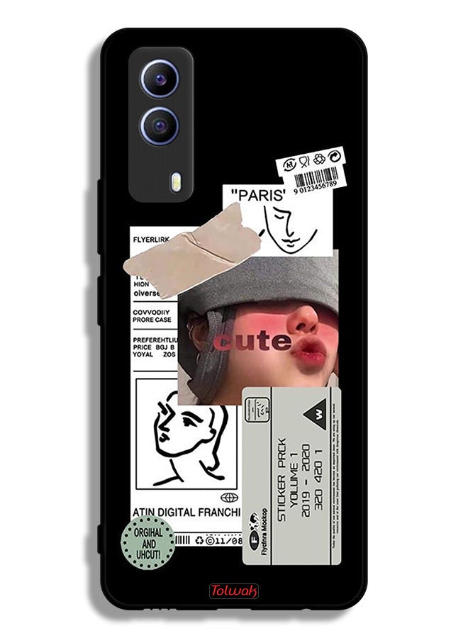 Tolwak Vivo T1x Protective Case Cover Cute Sticker - Image 2